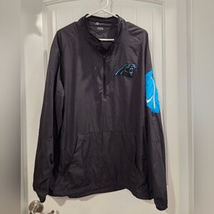 Nike Carolina Panthers Black and Blue Men's Jacket